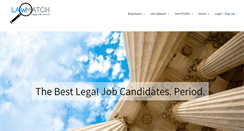 Desktop Screenshot of lawmatch.com